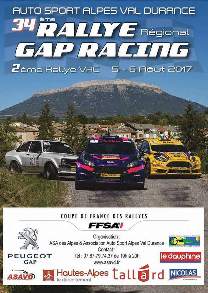 gap racing, rallye gap, rallye de gap racing