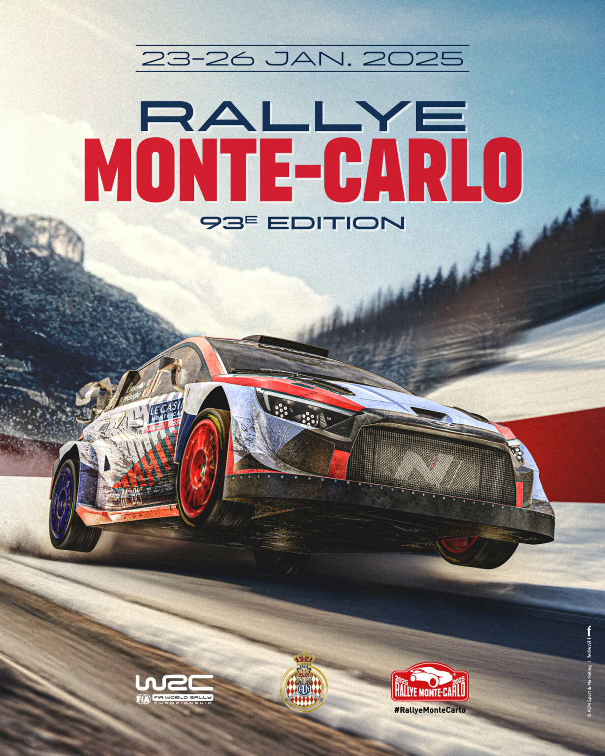 Rallye MonteCarlo 2025 (Programme et engagés)